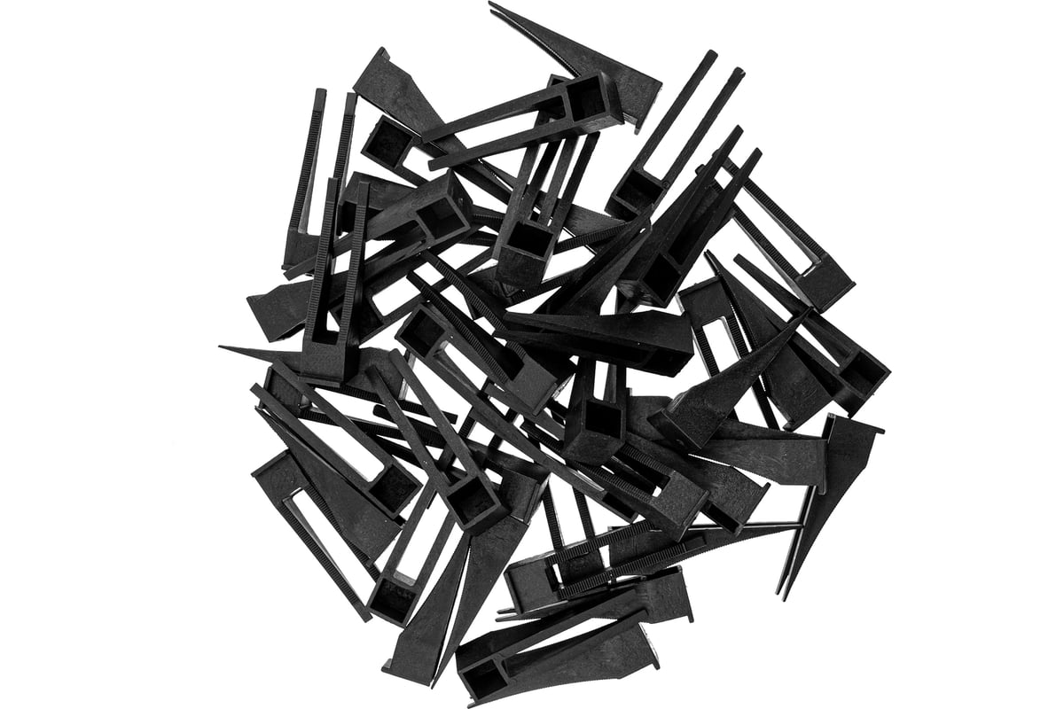 Система выравнивания плитки (СВП),клинья, 50 шт. в пакете, СИБРТЕХ, 88050